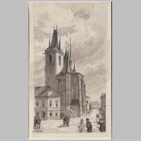 Louny, Kostel svatého Mikuláše v Lounech, Anton Weber, 1896, Wikipedia.jpg